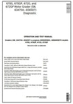 John Deere 670G, 670GP, 672G, 672GP Motor Grader Operation and Test Service Manual TM12136