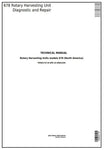 John Deere 678 Hay & Forage Rotary Harvesting Unit All Inclusive Service Repair Technical Manual TM402719