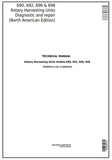John Deere 690, 692, 696, 698 Rotary Harvesting Unit Service Repair Technical Manual TM405019