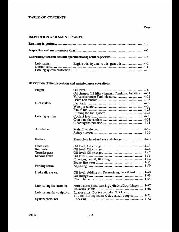 KOMATSU 20F 20FS Wheel Loader Service Repair Shop Manual