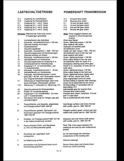 KOMATSU 50E 60E 70E Transmission Gear Service Repair Shop Manual