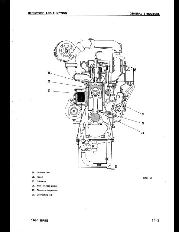 KOMATSU 6D170-1 Series DIESEL ENGINE Service Repair Shop Manual