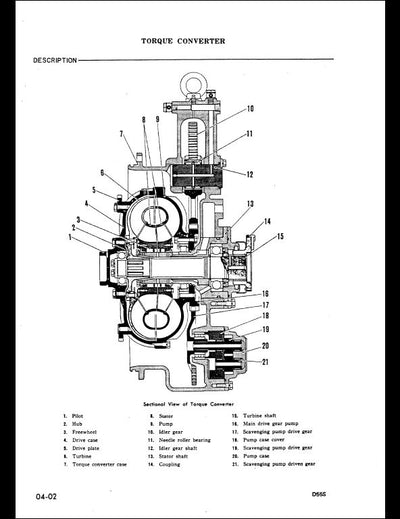 KOMATSU D55S-3 Bulldozer Service Repair Shop Manual