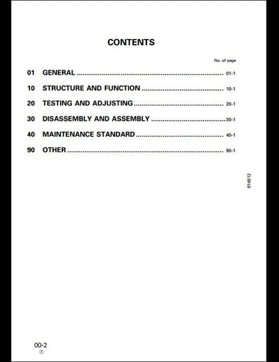 KOMATSU D65E-12 D65P-12 D65EX-12 D65PX-12 Hydraulic Excavator Service Repair Shop Manual