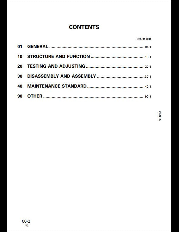 KOMATSU D65E-12 D65P-12 D65EX-12 D65PX-12 Hydraulic Excavator Service Repair Shop Manual