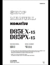 KOMATSU D85EX-15 D85PX-15 Bulldozer Service Repair Shop Manual