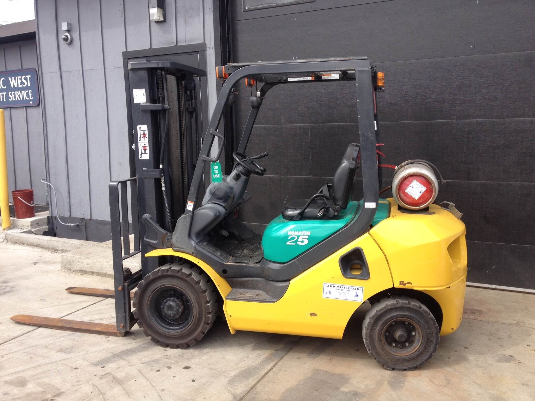 KOMATSU FG25T-16 FORKLIFT SERVICE REPAIR MANUAL – Heavy Equipment Manual