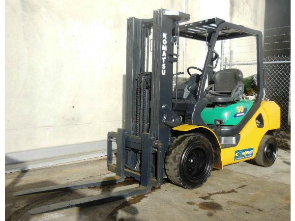 KOMATSU FG30T-11E FORKLIFT TRUCK 4-WHEEL LPG WORKSHOP SERVICE REPAIR MANUAL