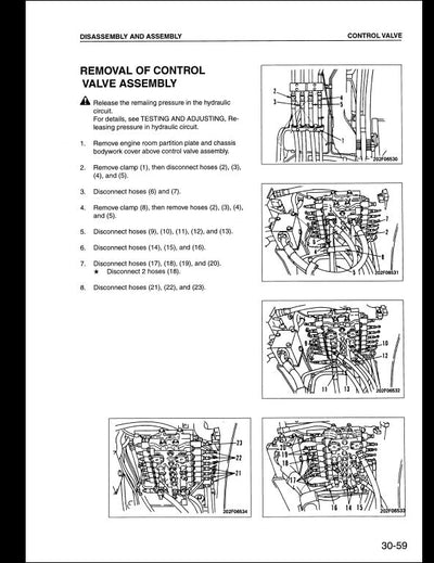 KOMATSU PC160-6k PC180LC PC180NLC-6k Hydraulic Excavator Service Repair Shop Manual