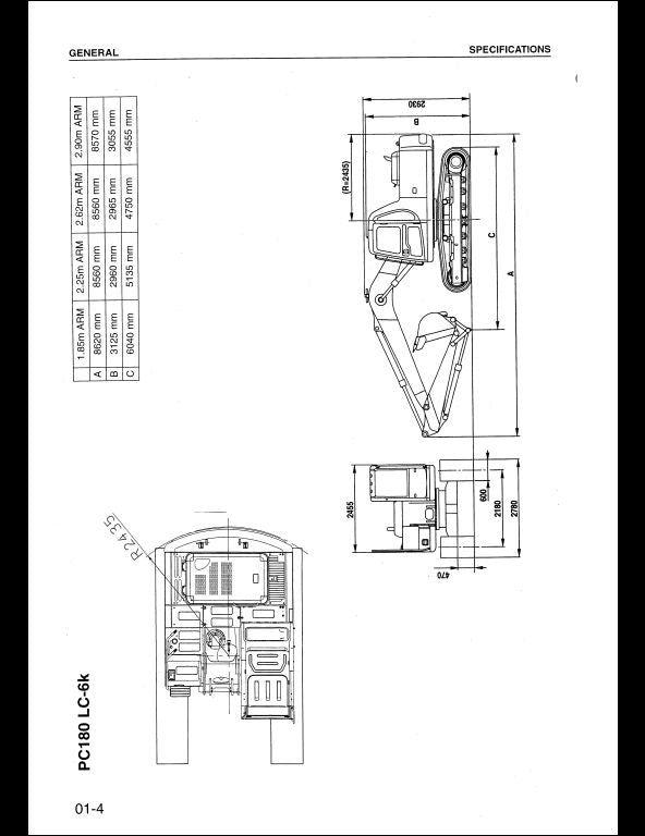 KOMATSU PC160-6k PC180LC PC180NLC-6k Hydraulic Excavator Service Repair Shop Manual