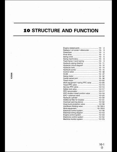 KOMATSU PC210 210LC-6K PC240 240LC PC240NLC-6K Hydraulic Excavator Service Repair Shop Manual
