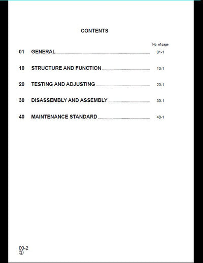 KOMATSU PC290LC-6K PC290NLC-6K Hydraulic Excavator Service Repair Shop Manual