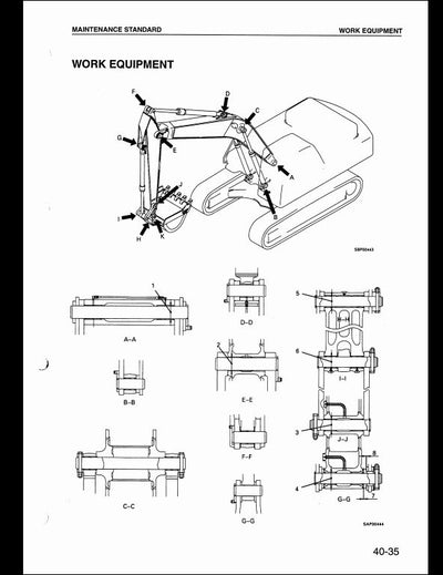 KOMATSU PC340 PC340LC-6K PC340NLC-6K Hydraulic Excavator Service Repair Shop Manual