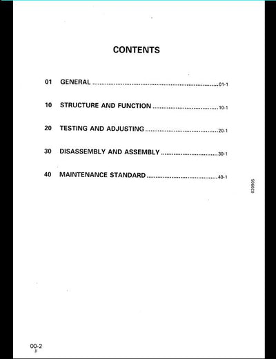 KOMATSU PC650-5 PC710-5 Hydraulic Excavator Service Repair Shop Manual