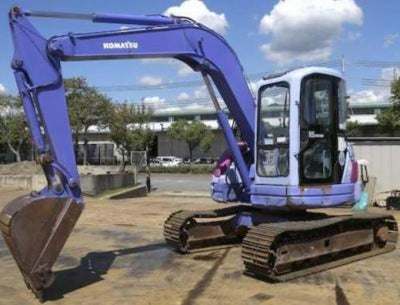 KOMATSU PC75UU-3 HYDRAULIC EXCAVATOR SERVICE REPAIR MANUAL + OPERATION & MAINTENANCE MANUAL DOWNLOAD