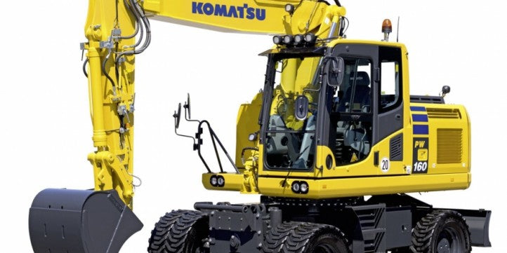 KOMATSU PW160-7H Hydraulic Excavator Service Repair Shop Manual