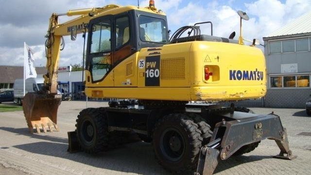KOMATSU PW160-7K Hydraulic Excavator Service Repair Shop Manual