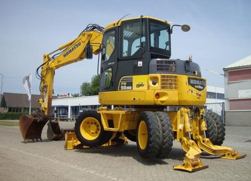 KOMATSU PW98MR-6 Hydraulic Excavator Service Repair Shop Manual WEBM007302