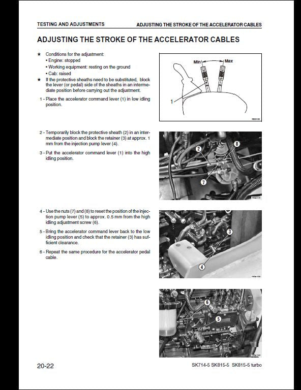 KOMATSU SK714-5 SK815-5 SK815-5 turbo Skid-Steer Loader Service Repair Shop Manual WEBM005500