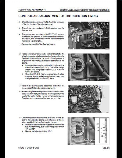 KOMATSU SK818-5SK820-5 turbo Skid-Steer Loader Service Repair Shop Manual WEBM005000