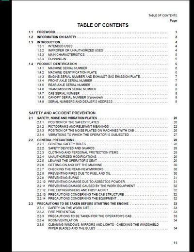 KOMATSU WB97S-2 Backhoe Loader Operation & Maintenance Manual