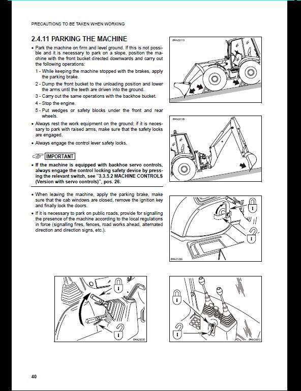 KOMATSU WB97S-2 Backhoe Loader Operation & Maintenance Manual