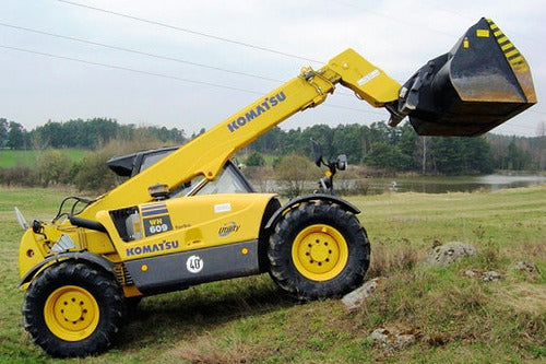 KOMATSU WH609-1 WH613-1 WH713-1 WH714-1 WH714H-1 WH716-1 Telescopic Handler Service Repair Shop Manual