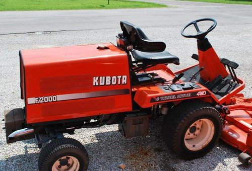 KUBOTA F2000 FRONT MOWER PARTS MANUAL INSTANT DOWNLOAD