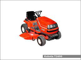 KUBOTA T1600H-G LAWN TRACTOR PARTS MANUAL INSTANT DOWNLOAD