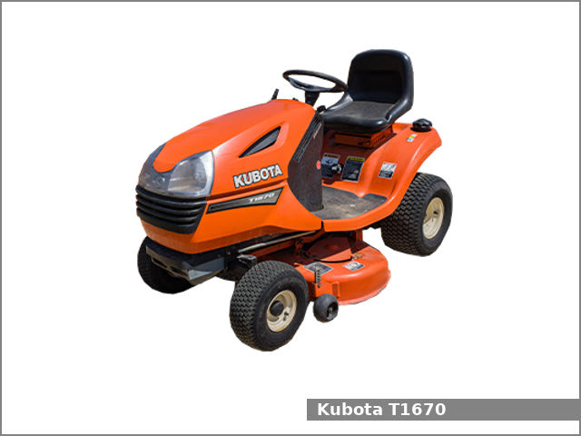 KUBOTA T1670 LAWN TRACTOR PARTS MANUAL INSTANT DOWNLOAD