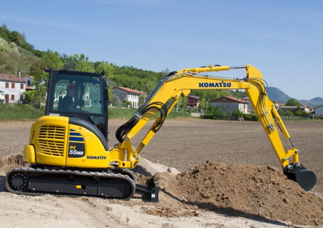 Download Komatsu PC55MR-5E0 (Italy) Hydraulic Excavator Parts Catalog Manual SN F40001 AND UP