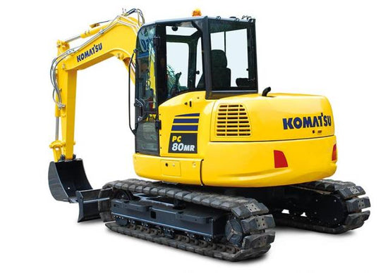 Download Komatsu PC80MR-5E0 (Italy) Hydraulic Excavator Parts Catalog Manual SN F70001 AND UP