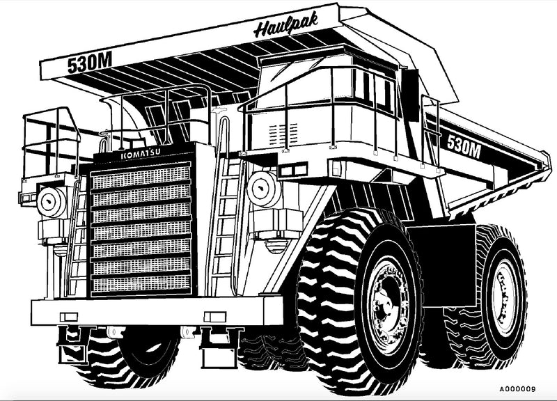 Download Komatsu 530M(USA) Rigid Dump Truck Shop Service Repair Manual S/N A30002-A30038