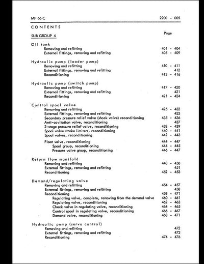 Komatsu 66C 66D turbo Wheel Loader Service Repair Shop Manual