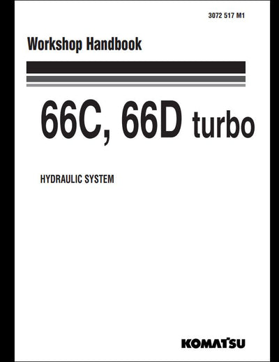 Komatsu 66C 66D turbo Wheel Loader Service Repair Shop Manual