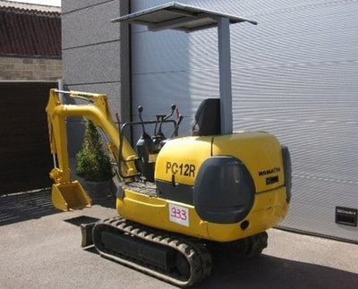 Komatsu PC12R-8 PC12R-8HS PC15R-8 PC15R-8HS Hydraulic Excavator Operation & Maintenance Manual