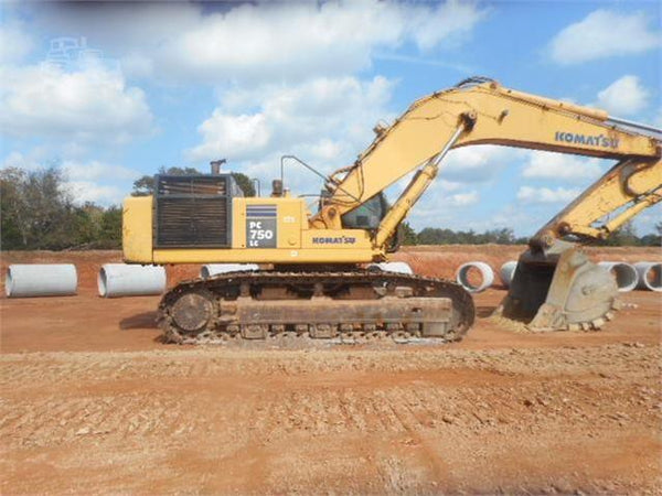 Download Komatsu PC750LC-7(GBR)-K CRAWLER EXCAVATOR Operation and Maintenance Manual S/N K40001-UP