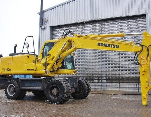 Komatsu PW150-1 Hydraulic Excavator Workshop Service Repair Manual SN: 1001 and up