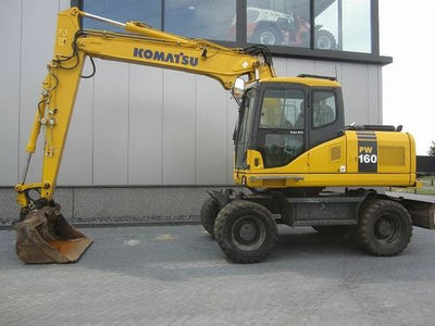 Komatsu PW160-7H Hydraulic Excavator Workshop Service Repair Manual SN: H50051 and up