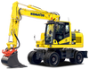 Download Komatsu PW160-7(GBR)-K Wheeled Excavator Service Repair Shop Manual S/N K40001-UP