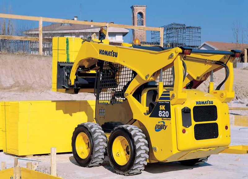 Komatsu SK820-5 Turbo Skid-Steer Loader Operation & Maintenance Manual SN:37BTF50112 and up