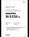 Komatsu WA150-5 Wheel Loader Service Repair Shop Manual