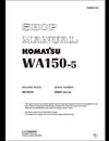 Komatsu WA150-5 Wheel Loader Service Repair Shop Manual