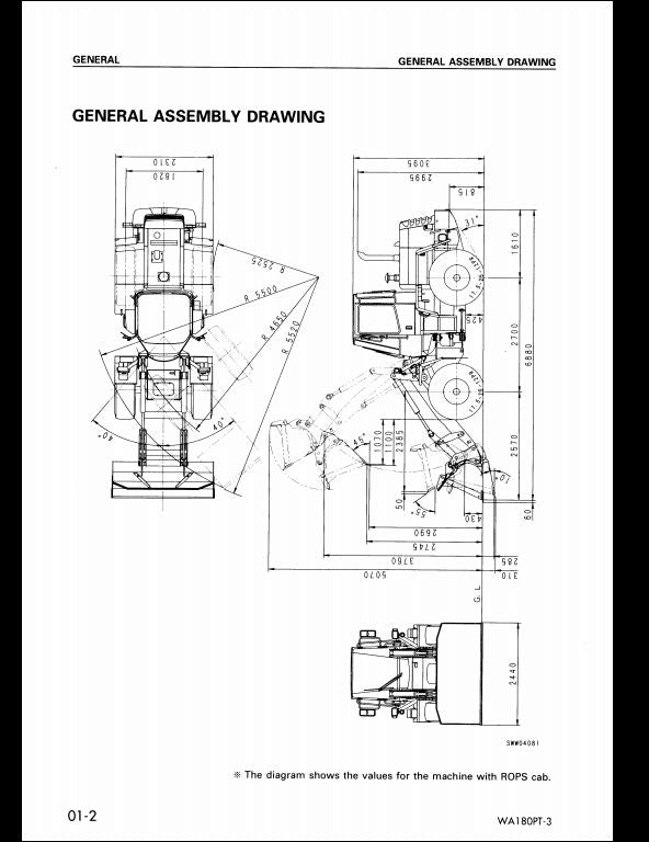 Komatsu WA180PT-3 Wheel Loader Service Repair Shop Manual