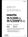 Komatsu WA200-5 WA200PT-5 Wheel Loader Service Repair Shop Manual