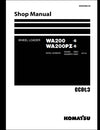 Komatsu WA200-6 WA200PZ-6 Wheel Loader Service Repair Shop Manual