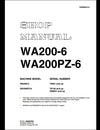 Komatsu WA200-6 WA200PZ-6 Wheel Loader Service Repair Shop Manual