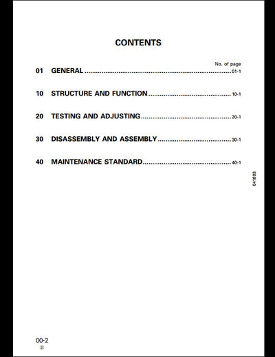 Komatsu WA250-3 Wheel Loader Service Repair Shop Manual
