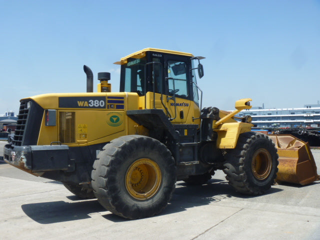 Komatsu WA380-5 Wheel Loader Operating and Maintenance Instructions Manual