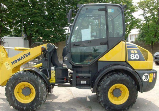 Download Komatsu WA80-5(DEU) Wheel Loader Operation and Maintenance Manual S/N H50051-UP